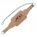 ARD Leather Dip Belt Weight Lifting 8" with chain